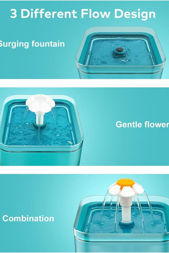 2L Small Pet Water Fountain for Kitten & Small Dogs
