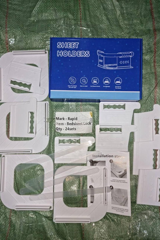 Bedsheet Lock Holder (4pc)