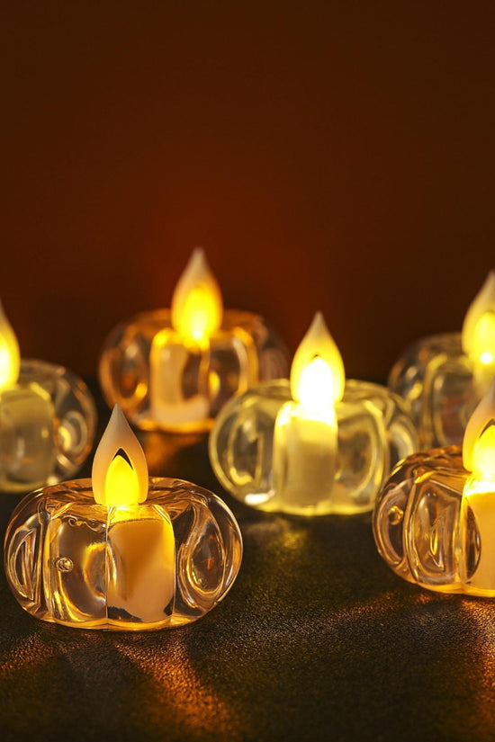 2 Pcs Led Pumpkin Lanterns