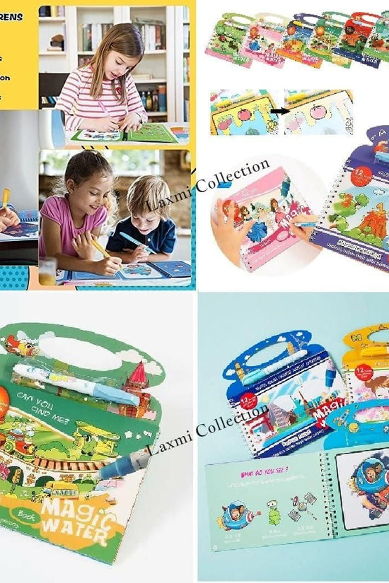 Quick Dry Water Coloring Book Doodle with Magic Pen