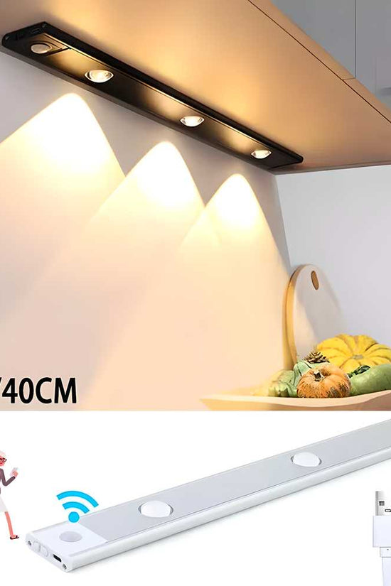 LED PIR Motion Sensor Cabinet  With USB Rechargeble