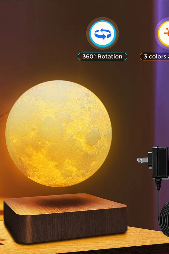 Levitating Moon Table Lamp