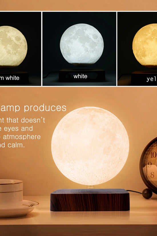 Levitating Moon Table Lamp