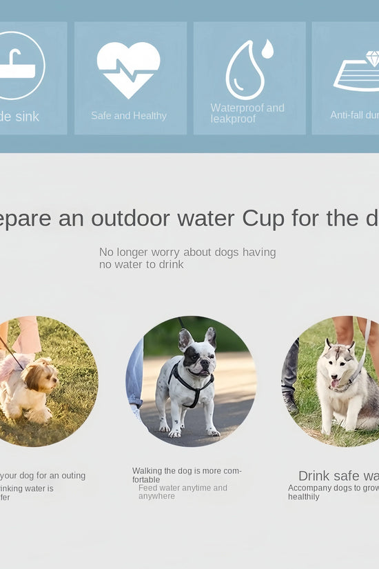 Portable Dog Cat Water Bottle