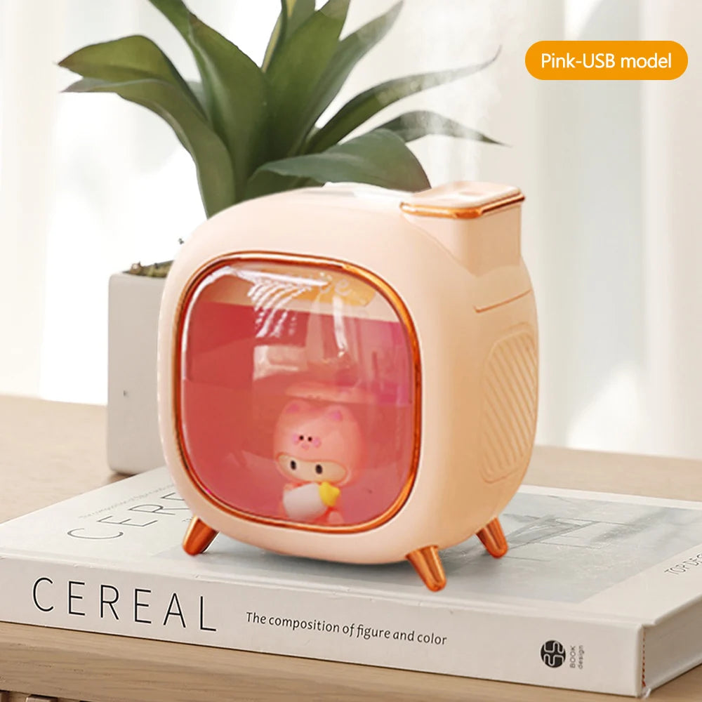 Cartoon Dolls Ultrasonic Air Humidifier 500ML
