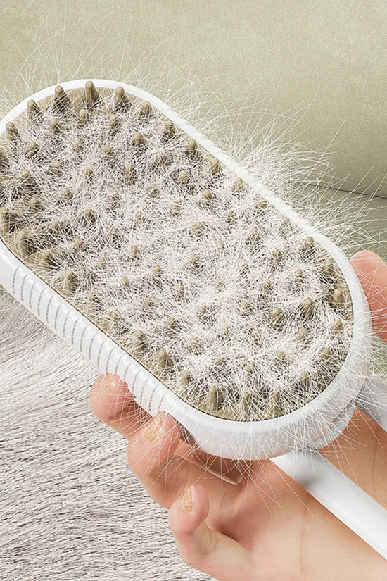 Deodorize & Sanitize Your Pet in 60 Seconds—Gentle Steam Grooming Tool.