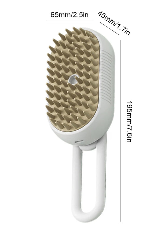 Deodorize & Sanitize Your Pet in 60 Seconds—Gentle Steam Grooming Tool.
