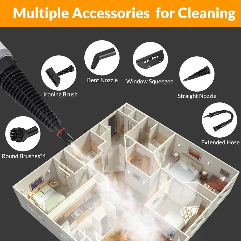 Redhut Pressurized Handheld Steam Cleaner