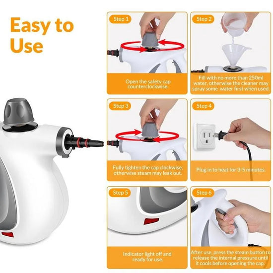 Redhut Pressurized Handheld Steam Cleaner