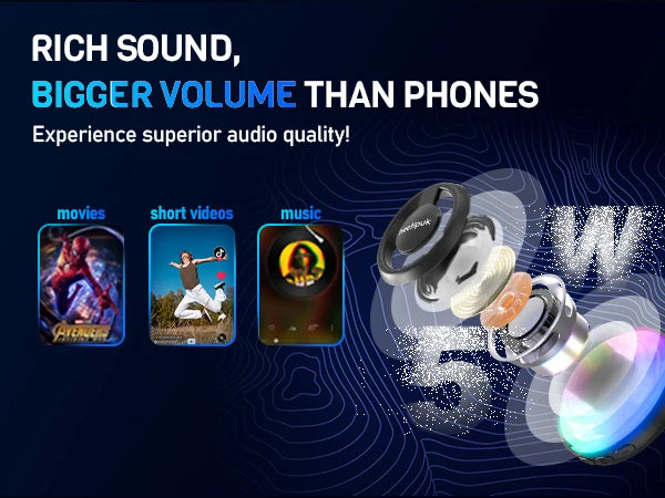 Cyber Style Magnetic Wireless Mini Speaker