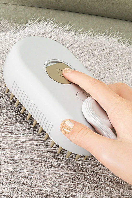 Deodorize & Sanitize Your Pet in 60 Seconds—Gentle Steam Grooming Tool.