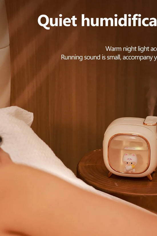 Cartoon Dolls Ultrasonic Air Humidifier 500ML