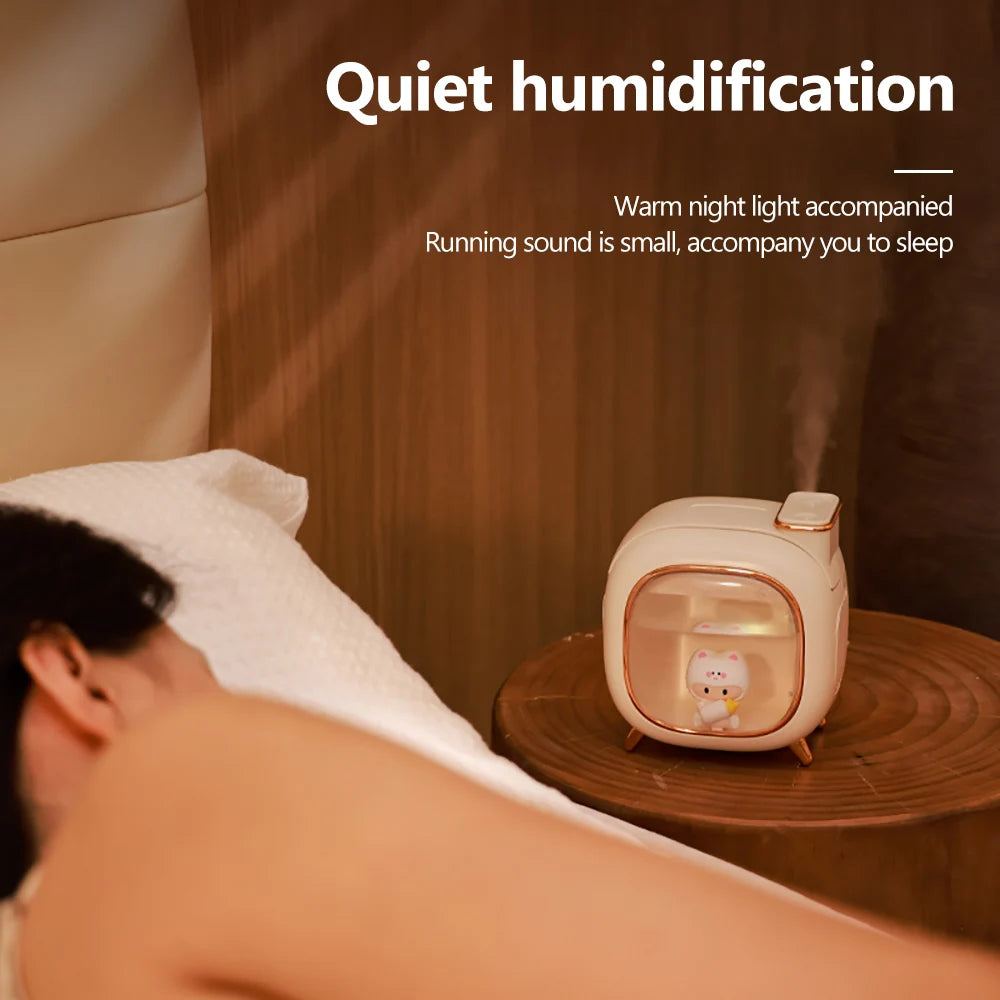Cartoon Dolls Ultrasonic Air Humidifier 500ML