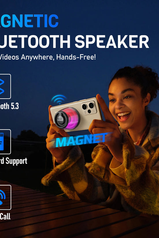 Cyber Style Magnetic Wireless Mini Speaker