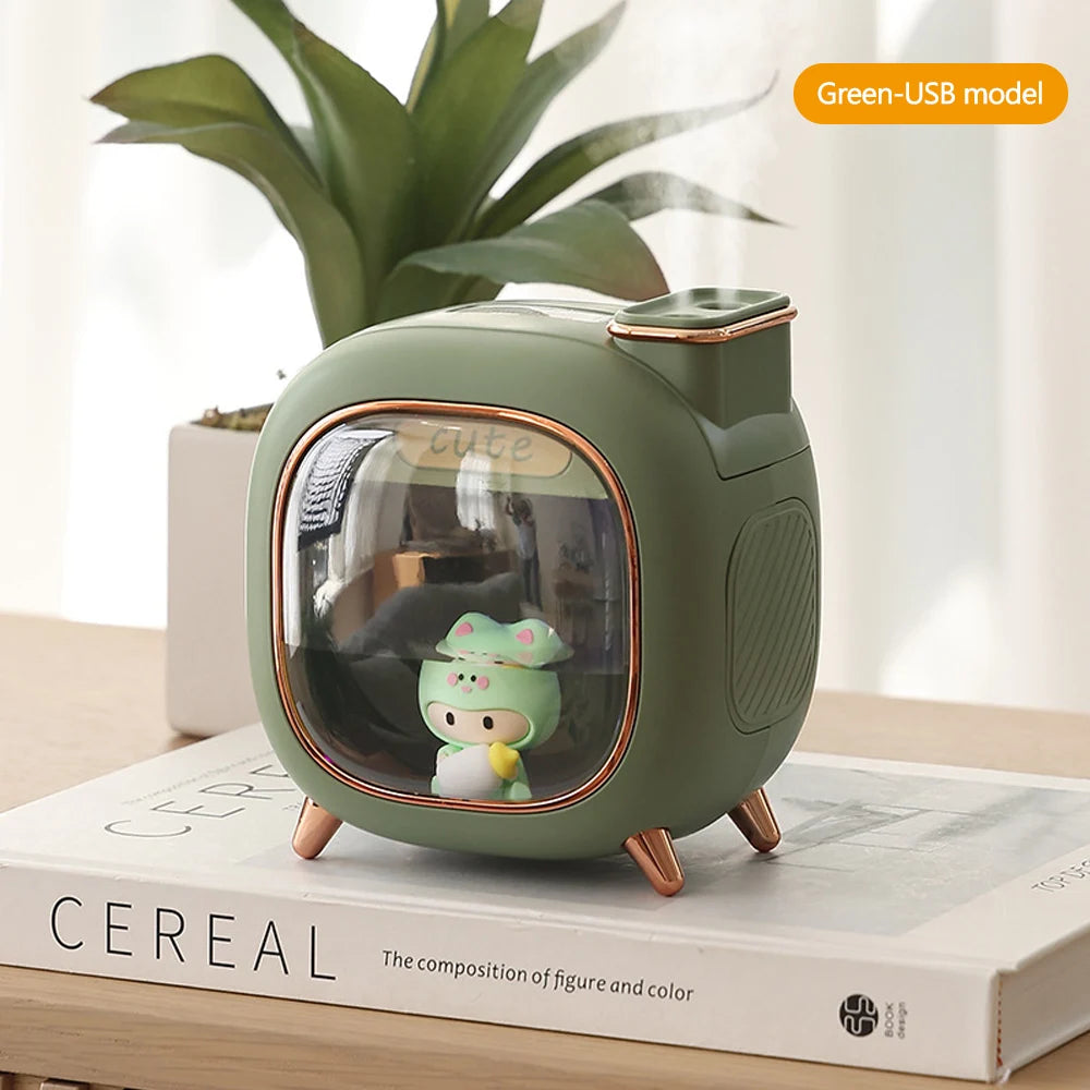 Cartoon Dolls Ultrasonic Air Humidifier 500ML