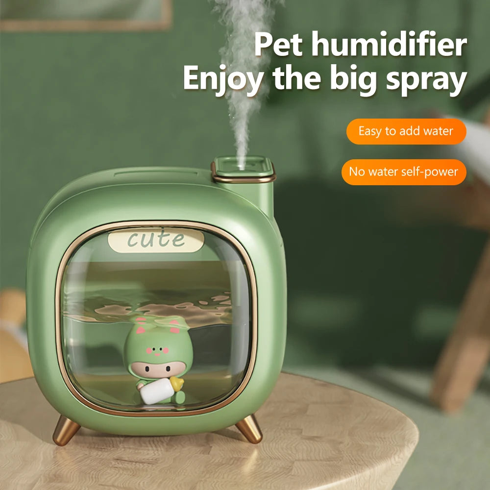 Cartoon Dolls Ultrasonic Air Humidifier 500ML