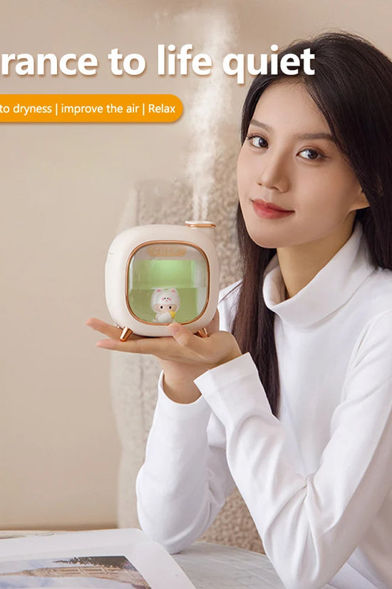 Cartoon Dolls Ultrasonic Air Humidifier 500ML