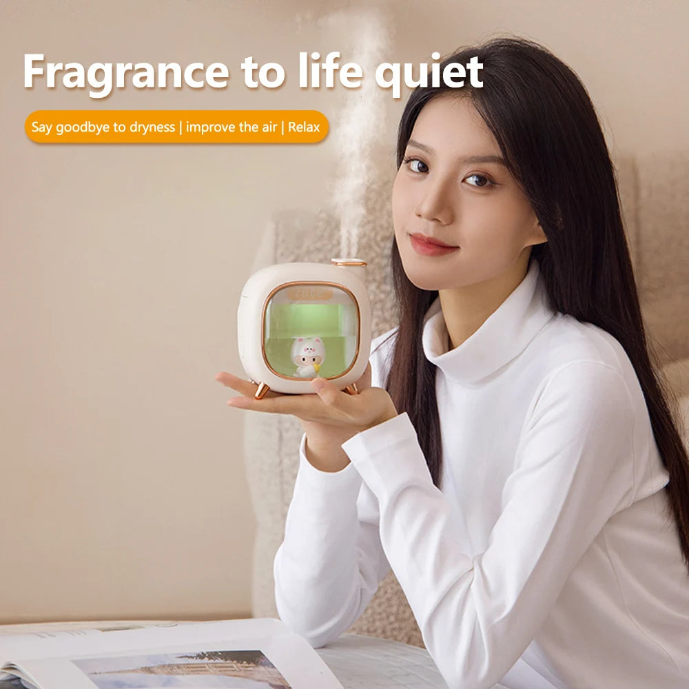 Cartoon Dolls Ultrasonic Air Humidifier 500ML
