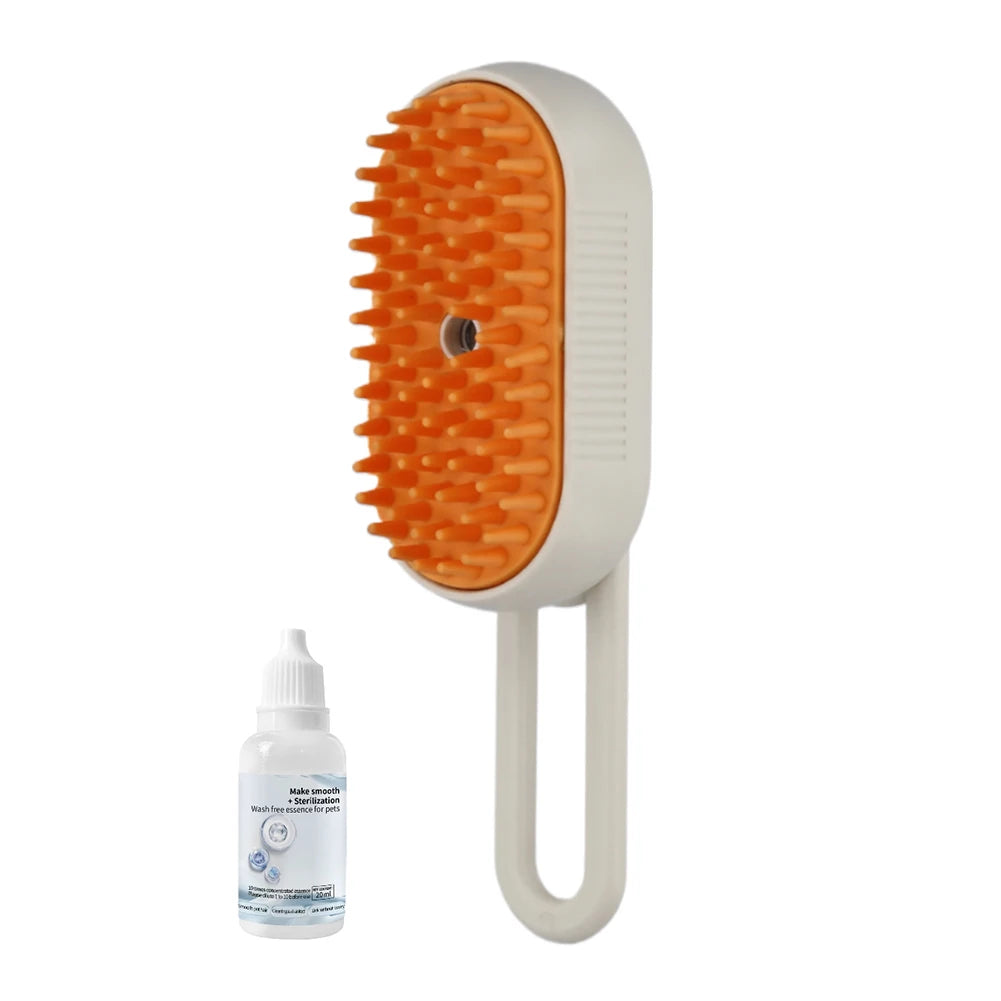 Deodorize & Sanitize Your Pet in 60 Seconds—Gentle Steam Grooming Tool.