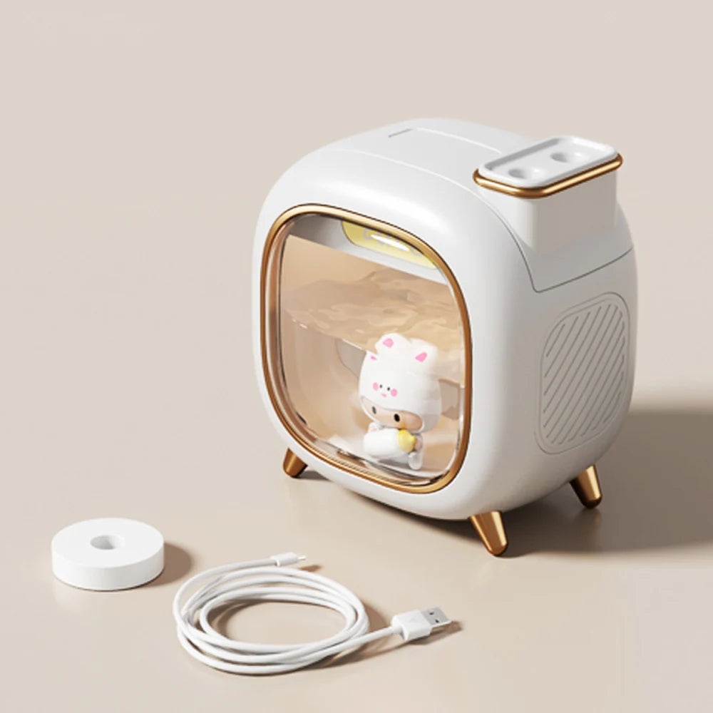 Cartoon Dolls Ultrasonic Air Humidifier 500ML