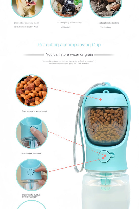 Portable Dog Cat Water Bottle