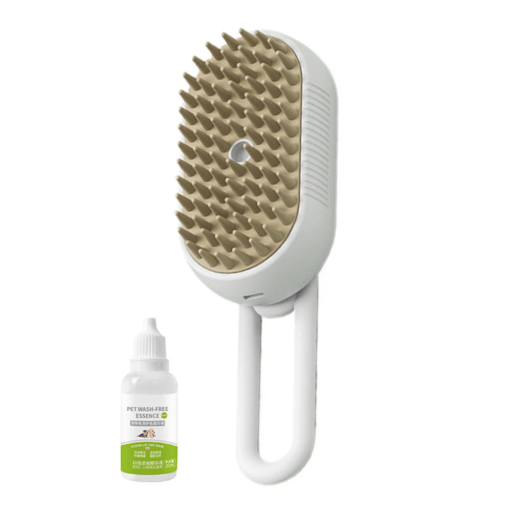 Deodorize & Sanitize Your Pet in 60 Seconds—Gentle Steam Grooming Tool.