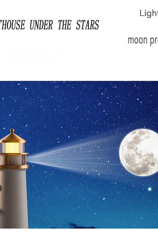Moon Lamp Projection Lighthouse Lamps