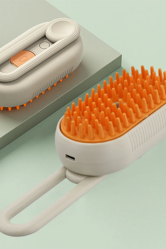 Deodorize & Sanitize Your Pet in 60 Seconds—Gentle Steam Grooming Tool.