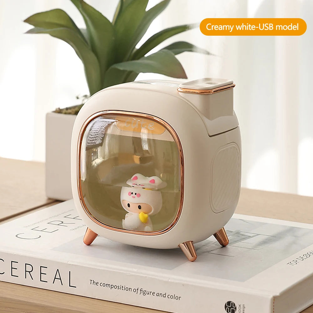 Cartoon Dolls Ultrasonic Air Humidifier 500ML