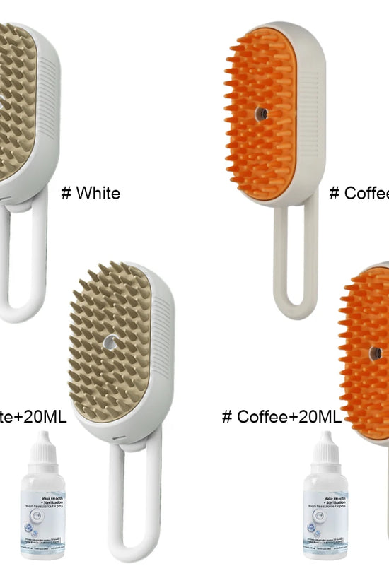 Deodorize & Sanitize Your Pet in 60 Seconds—Gentle Steam Grooming Tool.