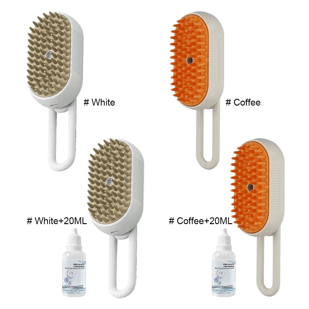 Deodorize & Sanitize Your Pet in 60 Seconds—Gentle Steam Grooming Tool.