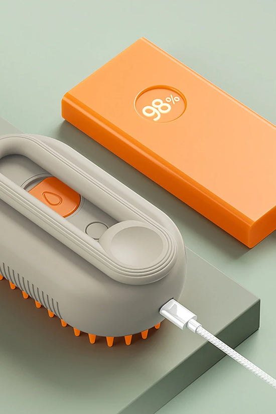 Deodorize & Sanitize Your Pet in 60 Seconds—Gentle Steam Grooming Tool.