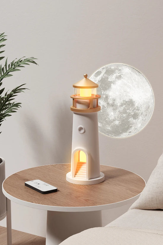Moon Lamp Projection Lighthouse Lamps