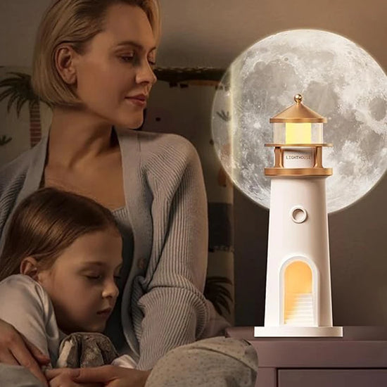 Moon Lamp Projection Lighthouse Lamps