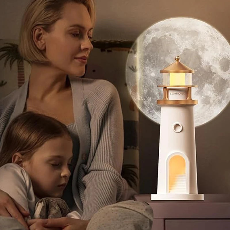 Moon Lamp Projection Lighthouse Lamps