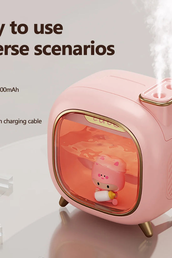Cartoon Dolls Ultrasonic Air Humidifier 500ML