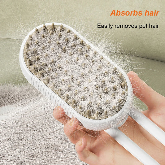 Deodorize & Sanitize Your Pet in 60 Seconds—Gentle Steam Grooming Tool.