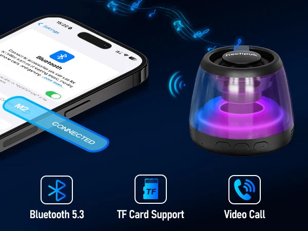 Cyber Style Magnetic Wireless Mini Speaker