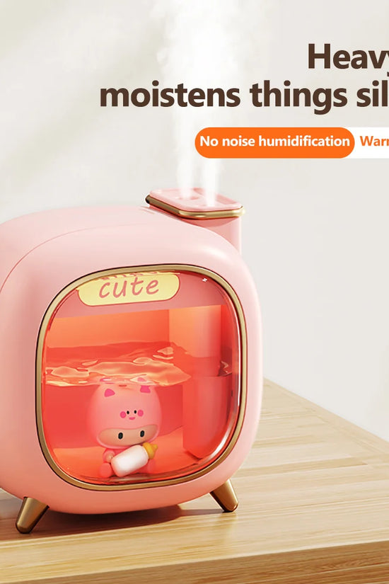 Cartoon Dolls Ultrasonic Air Humidifier 500ML