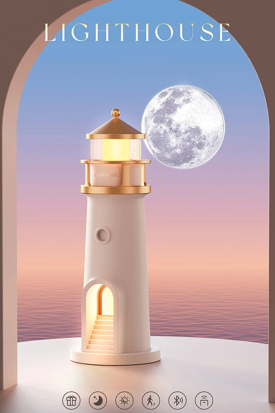 Moon Lamp Projection Lighthouse Lamps